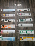Pre-made 11in decal