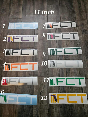 Pre-made 11in decal