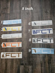 Pre-made 8in decal