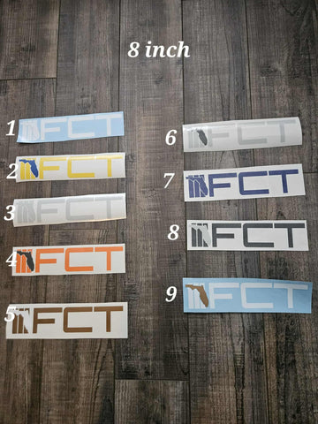 Pre-made 8in decal