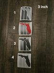 Pre-made low-pro decal