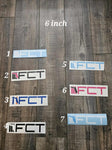 Pre-made 6in decal