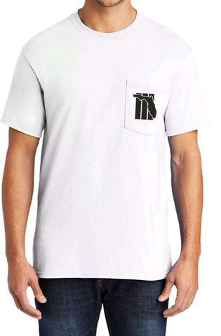 White FCT Pocket Tee