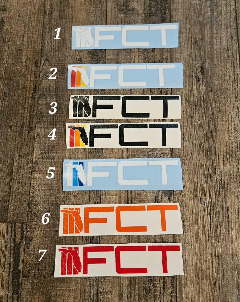 Pre-made 8in decal – FCT Shop